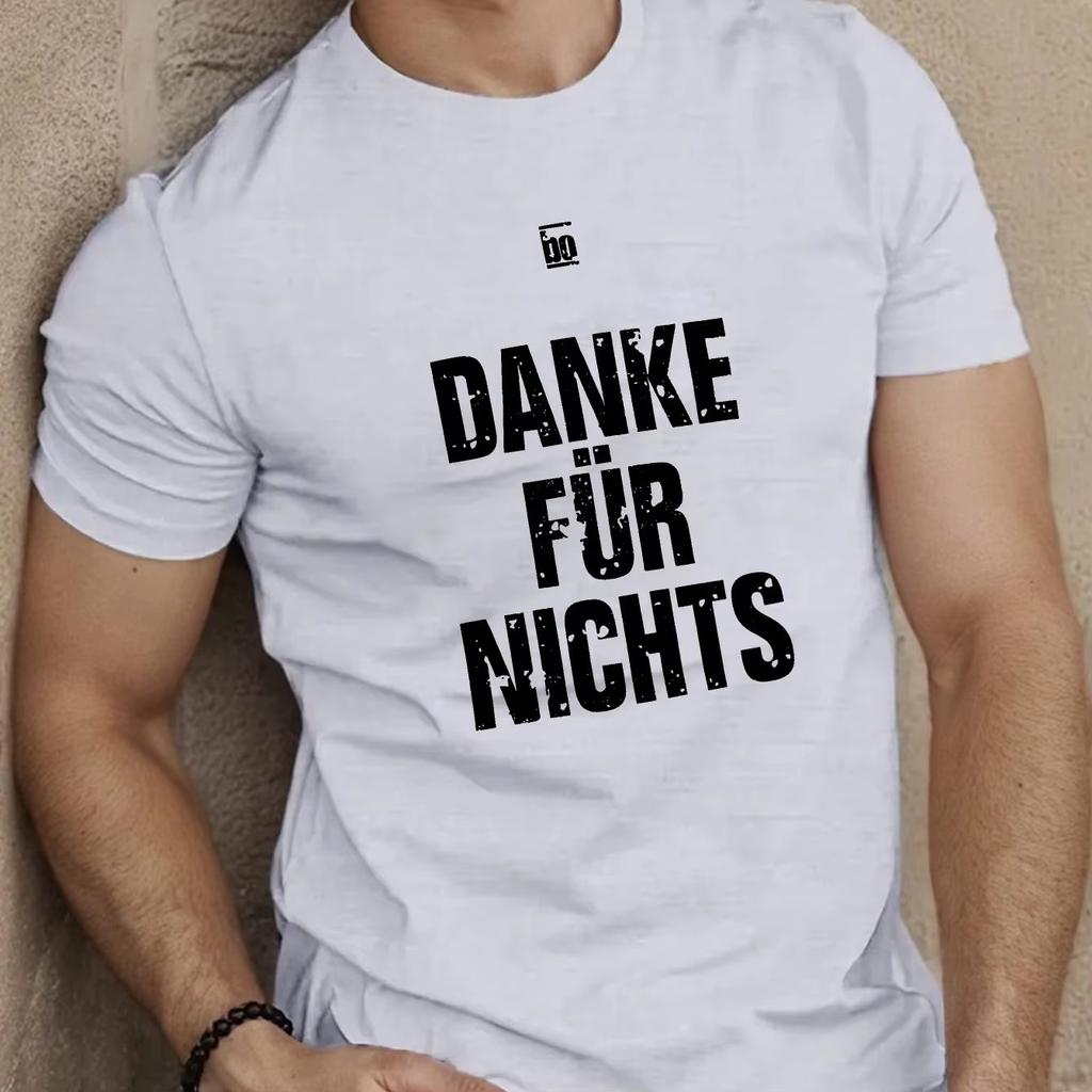 Böhse Onkelz Danke Für Nichts Vintage Grafik T-Shirt Herren Damen Bedrucktes T-Shirt Sommer Freizeit Mode Kleidung Oberteile Hohe Qualität Streetwear
