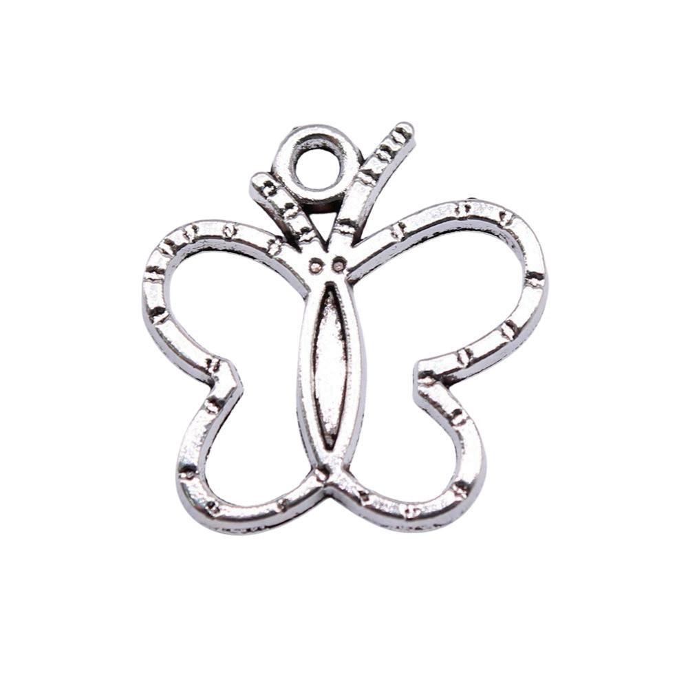 Butterfly Charms Simple Pendants For Minimalist DIY Jewelry Making