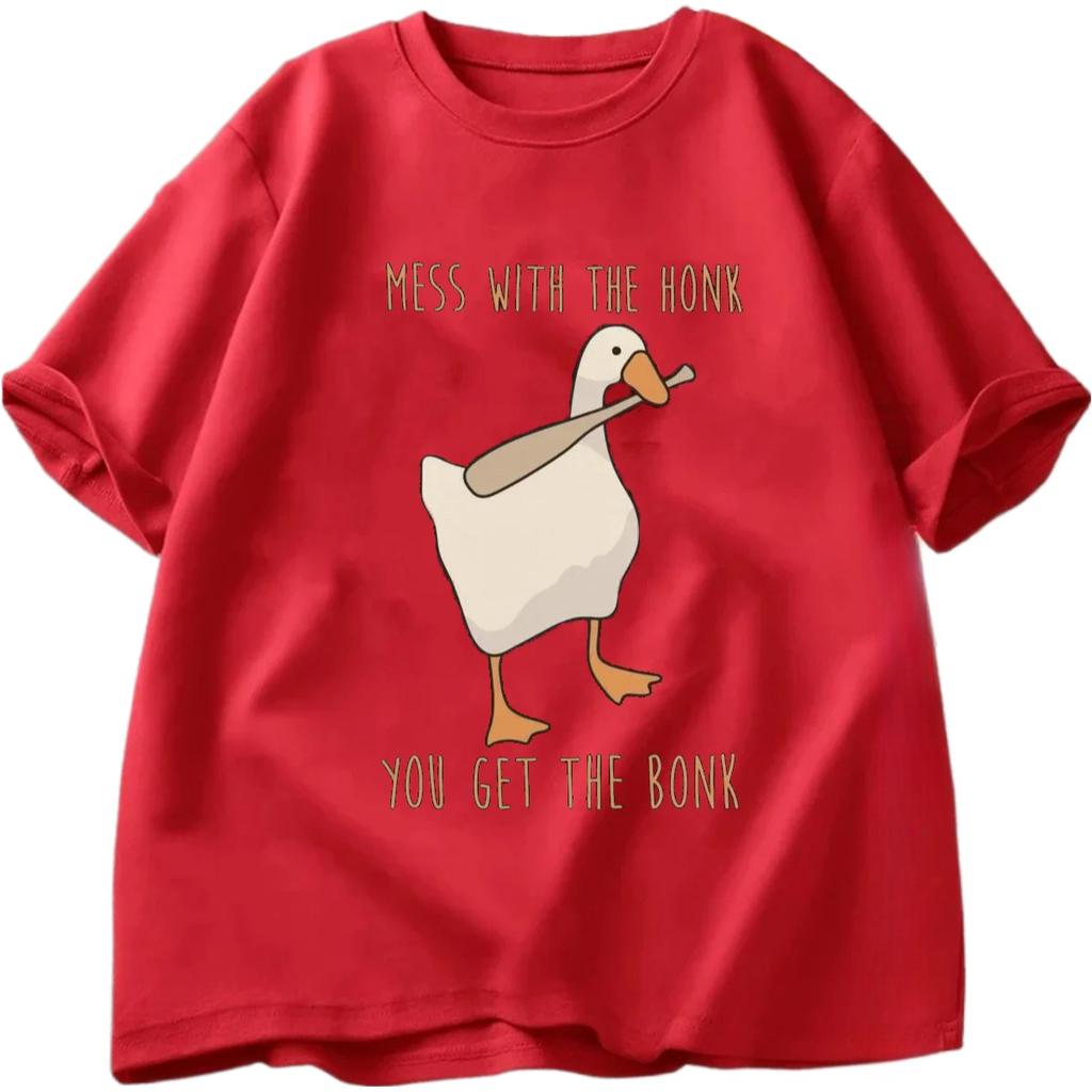These Fun and Trendy Goose Tshirts Are Perfect for Summer If You Dare Mess with A Loudspeaker Youre in For A Beating Women