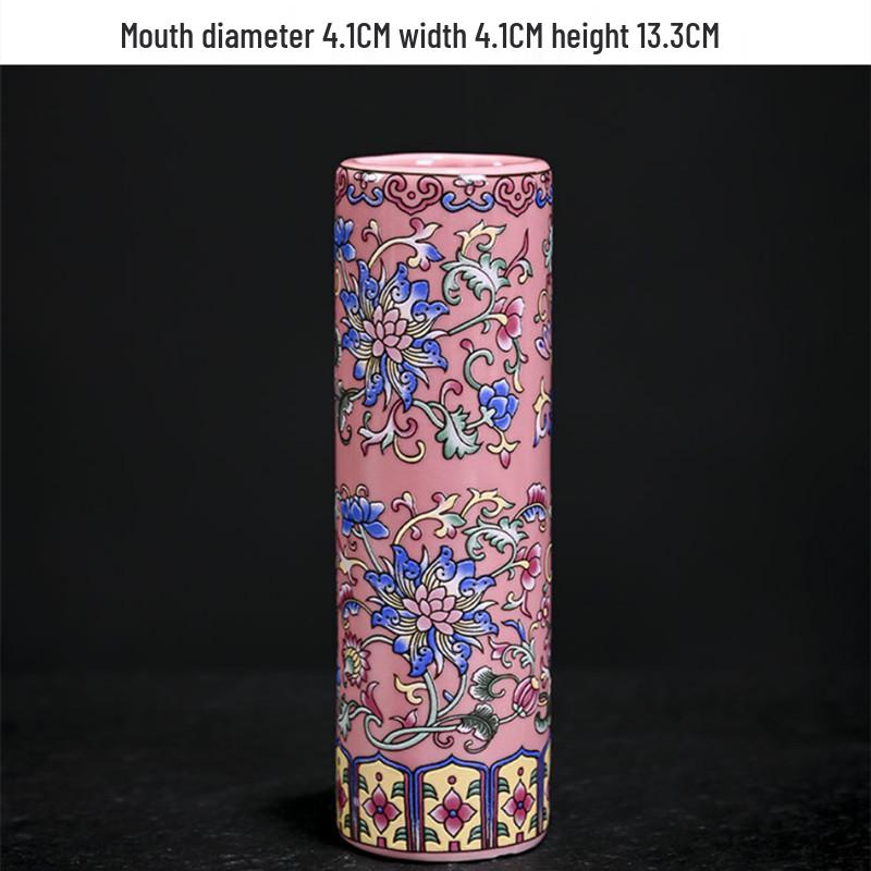 Antique Blue and White Chinese Porcelain Vase - European & American Handicraft for Flower Arrangements