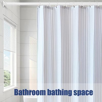 Yousheng Duschvorhang Teleskopstange Schraubmontage 50-70CM Verstellbar Edelstahl Multifunktional Wohnzimmer Badezimmer Teleskop Vorhangstange