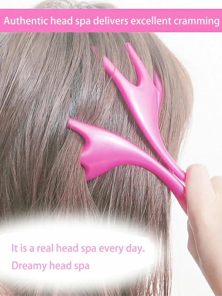 Portable frog claw shape manual head massage claws massage scalp hair root comfortable not hurt scalp not pinch hair