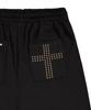 ROCKCAKE Cross Hotfix Damage Jogger - Black