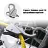 Adjustable Quickly release Anchors Rope Hook Boats Spring Hook for Secure Tie Downs for Efficient Docking and Anchoring
