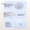 Night Light Voice Control Jellyfish Lamp with Dancing Legs Soft Glow Rechargeable RGB Gradient Jellyfish Bedside Lamp Decor