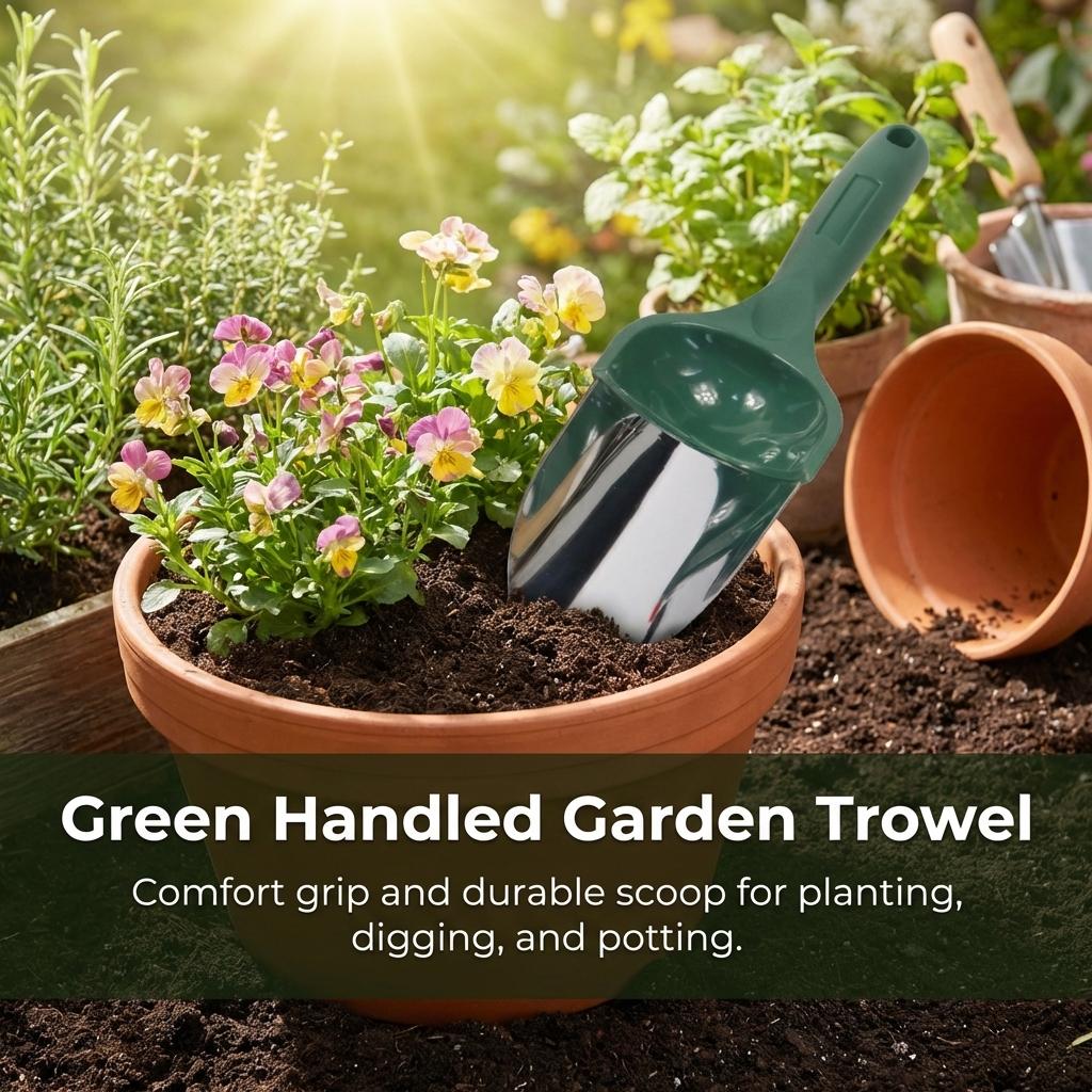 Stainless Steel Garden Trowel Small Size For Home Gardening Planting Flowers And Vegetables Soil Loosening Tool