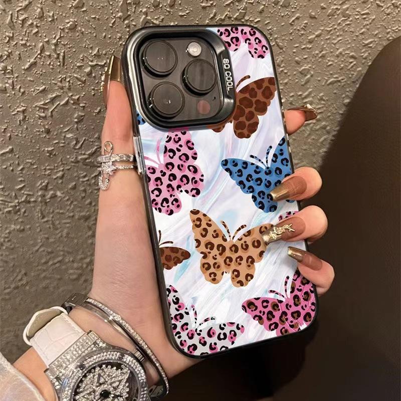 Butterfly Suitable for 14plus Personality 15promax IPhone Case Iphone16 European and American 13 Creative 12