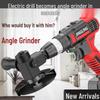 Portable Hand Drill Angle Grinder & Polishing Tool: Multifunctional Woodworking Machine