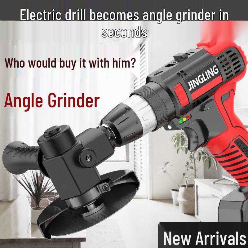 Portable Hand Drill Angle Grinder & Polishing Tool: Multifunctional Woodworking Machine