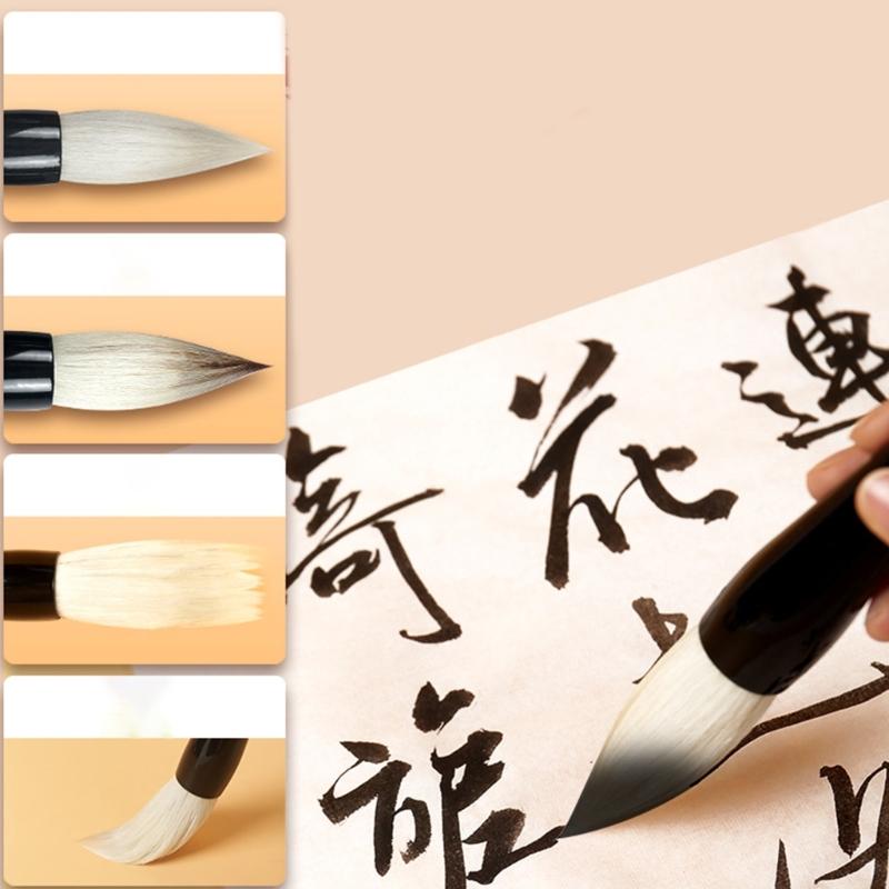 Large Chinese Calligraphy Brush Sumi Painting Brush Antithetical Couplet Writing Brush Watercolor Brush for Beginner
