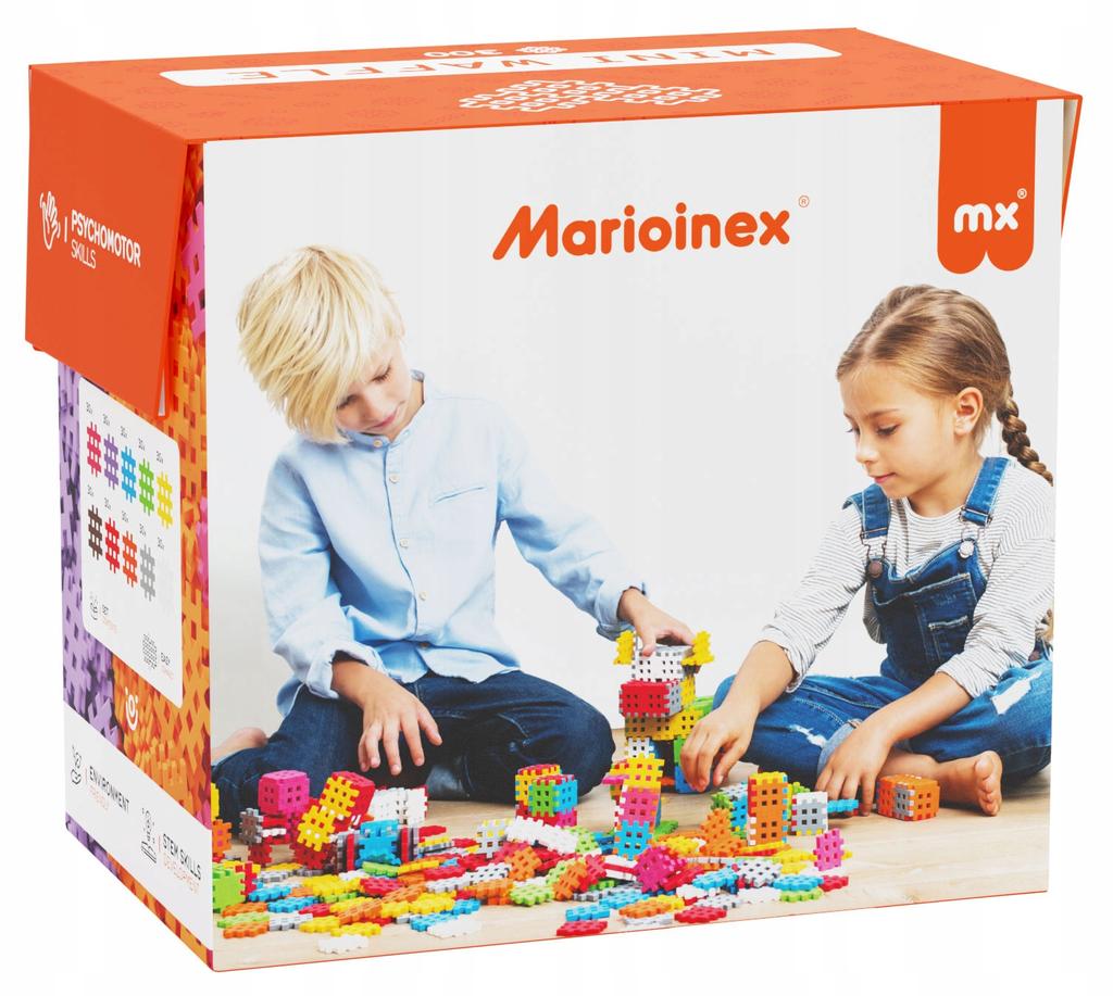 Marioinex Creative Blocks Mini Waffles, 300 Pcs