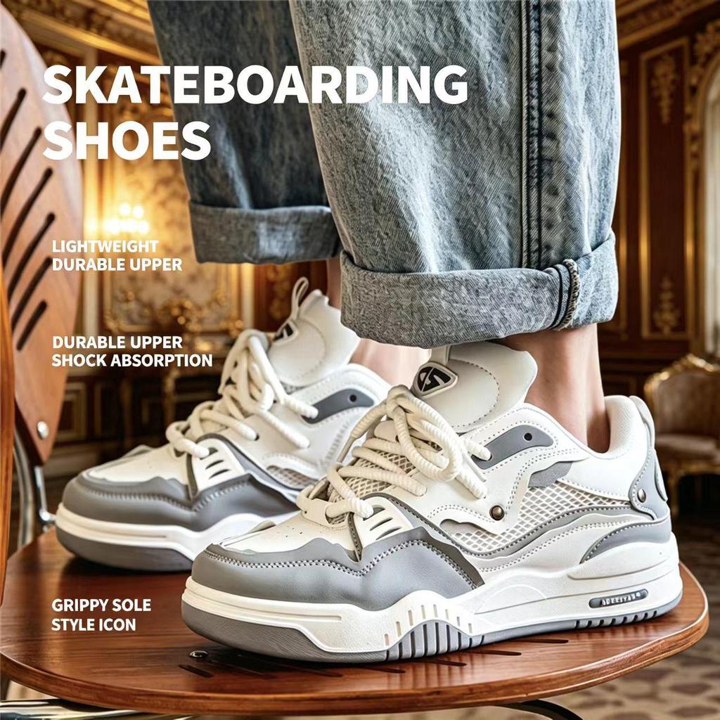 Cross 2026 Retro Platform Shoes: Non-slip, Height-Enhancing, Versatile Sneakers for Spring, Summer, and Autumn.
