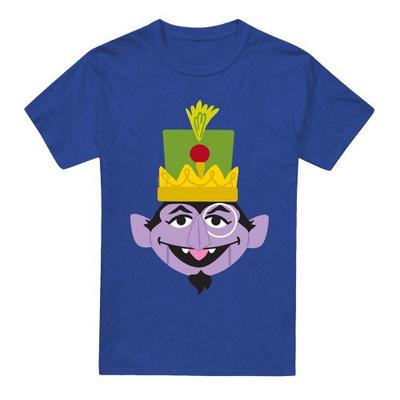 Sesame Street Unisex Adult Zoey Nutcracker Heather Christmas T-Shirt