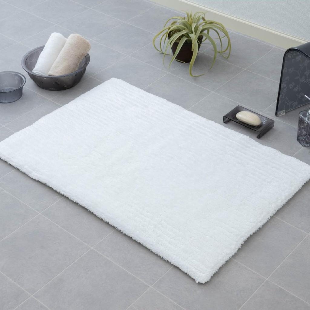 Senko Bath 40 X 60 11477 [M+home] Snow-like Mat, Approx. Cm, White,