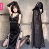 Halloween costume sexy witch costume dark European and American babes slim robe nightclub cosplay costume