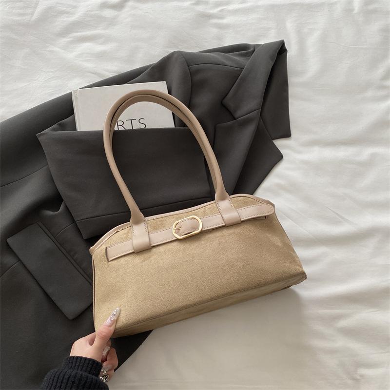 Fashion Commuter Temperament Casual Shoulder Bag Women's New Niche Design Large-capacity Underarm Bag