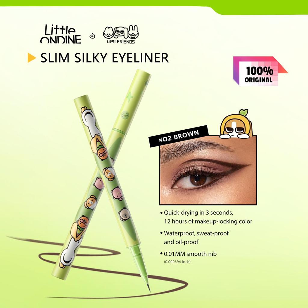 LITTLE ONDINE SLIM SILKY EYELINER 0.5ml/0.02fl.oz (2 Color Options)