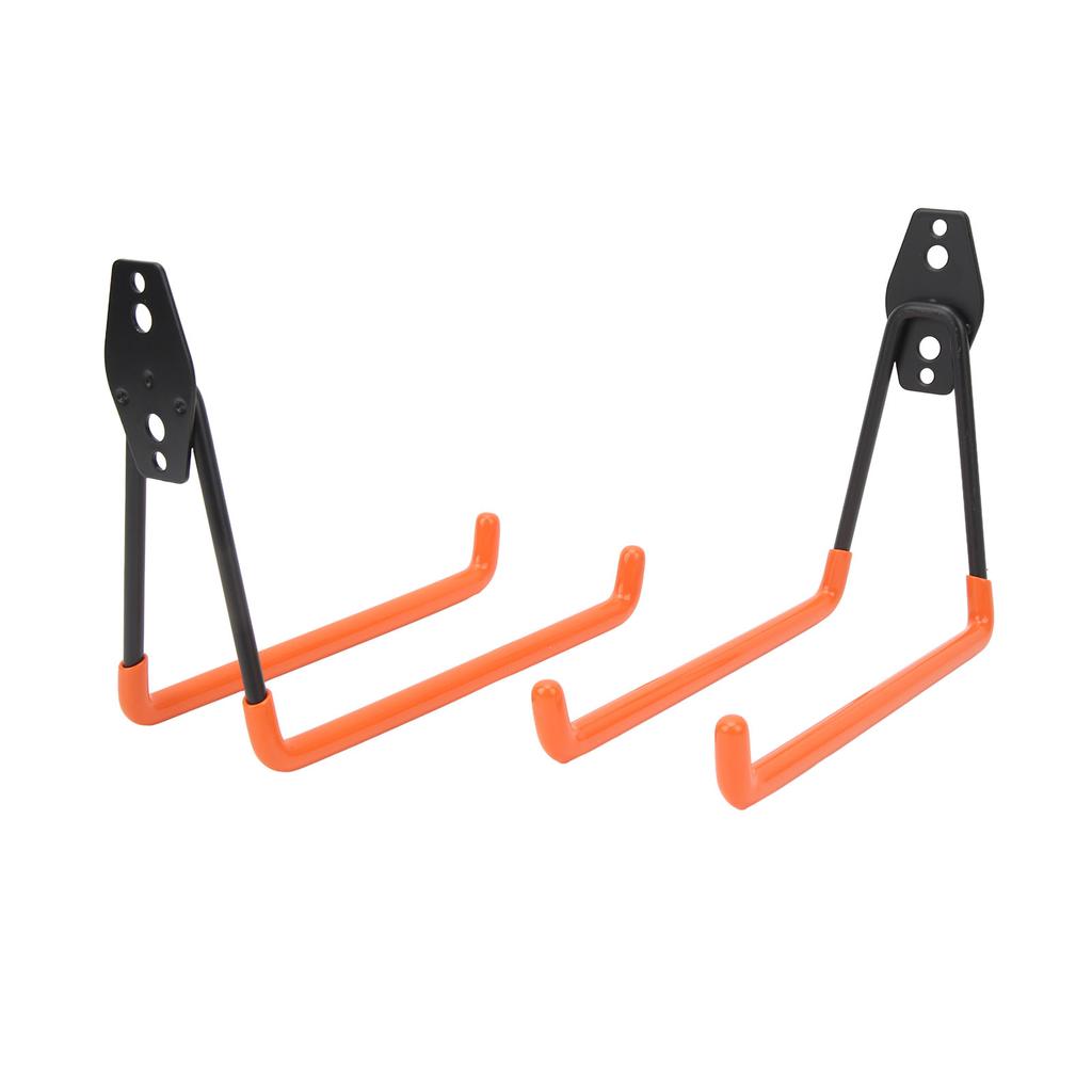 Garage Storage Hooks Orange Yellow Wall Type Metal Heavy Duty Garage Storage Hooks Shovels Brooms