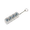 Silent Luminous Mechanical Keyboard Keychain: Cross-Border Adult Decompression Toy & Switch Tester