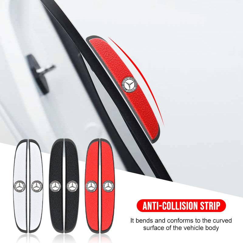 4 stk Kantbeskyttelsesklistremerker for bildør Antikollisjonsbeskyttelseslist For Mercedes-Benz AMG C500 C200 C300 A B C E GLA CLA GLK GL ML GLE W204 W205 W203