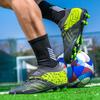 Seamless cut competition large size outdoor training new knitted fg spike men's football shoes