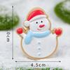 Cute Christmas Cake Decoration Creative Elk Card-Inserted Cake Decoration Single Side Plug-in Christmas Cake Decoration Tools