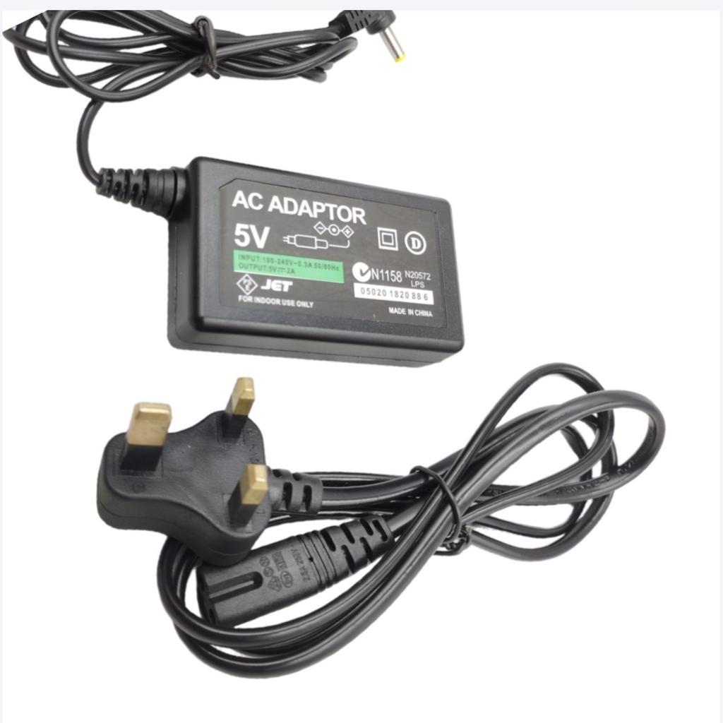 5V 2A PSP Charger AC Adapter for PSP 1000 2000 3000, Portable Game Console Power Supply, EU US UK Plug
