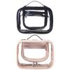Multipurpose Double Layer Beauty Organizer Bag Waterproof Transparent Travel Makeup Cosmetic Case for Women Essential