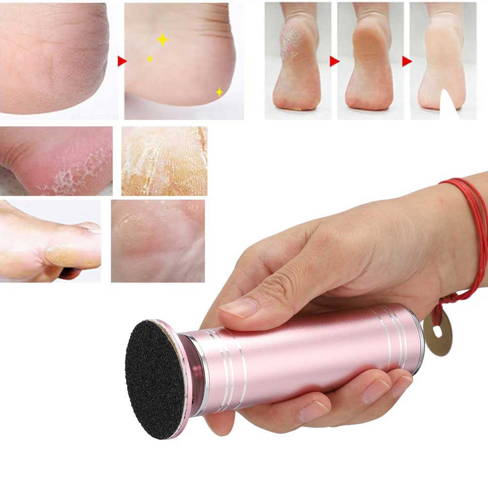 Automatic Electric Foot Grinding Machine Exfoliating Dead Skin Callus Removal Foot CarePink EU Plug