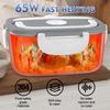 3 In1 Electric Lunch Box Food Heater 65W Fast Heated Leakproof 1.5L Removable Stainless Steel Container Portable Lunch Box
