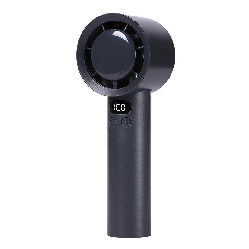 USB Rechargeable Handheld & Desktop Turbo Fan: Portable, Silent, High-Speed for Outdoor Use 60x57x165 mm