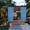 Wasserdichter Outdoor-Vorhang Allwetter Sonnenschutz Polyestergewebe Regenschutz für Terrassen Pavillons Sichtschutz