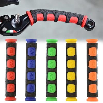 1 Pair Soft Anti-Slip Durable Brake Handle Silicone Sleeve Motorcycle Bicycle Protection Cover Protective Handlebar Accessories