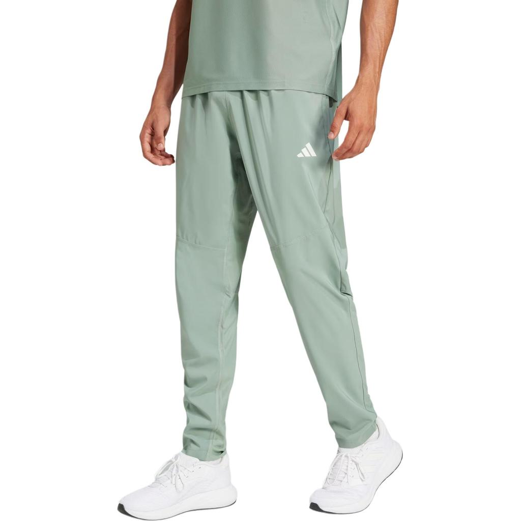 adidas Pantaloni Lunghi da Corsa da Uomo Own The Run con Tasca Laterale con Zip e Logo Elastico JD2247