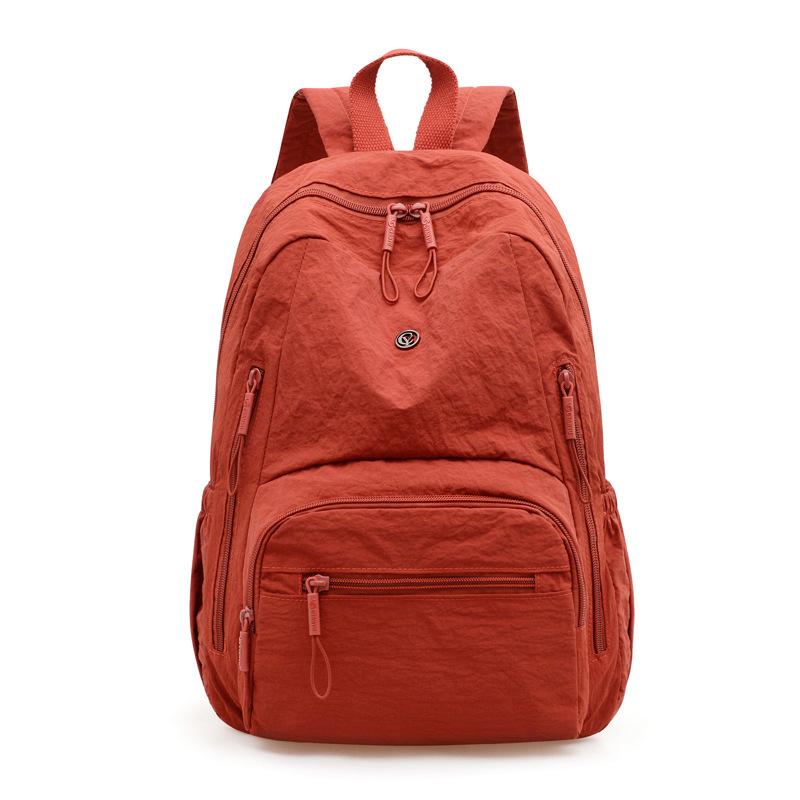 Schoolbag spring simple new casual backpack sports travel backpack large capacity nylon college bag