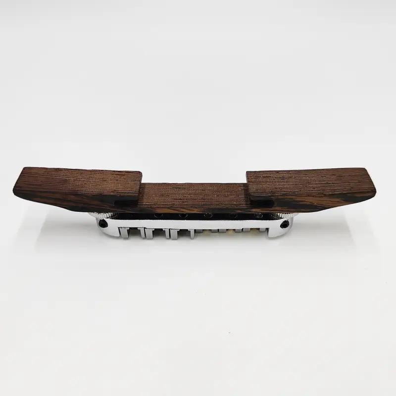 High-end Rosewood Jazz Electric Guitar Bridge Set Ball Shape Bottom Code Guitar Replacement Accessories