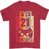21st Birthday 21 Year Old Level Up Gaming Unisexs TShirt 100 Cotton