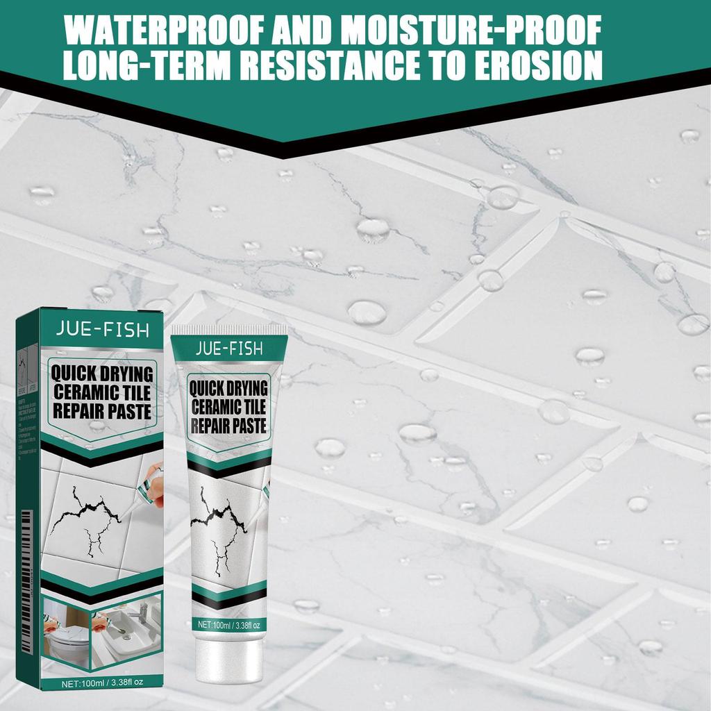 100ml Tile Repair Paste Crack Repair Tile Quick Dry Adhesive Marble Bathtub Furniture Toilet