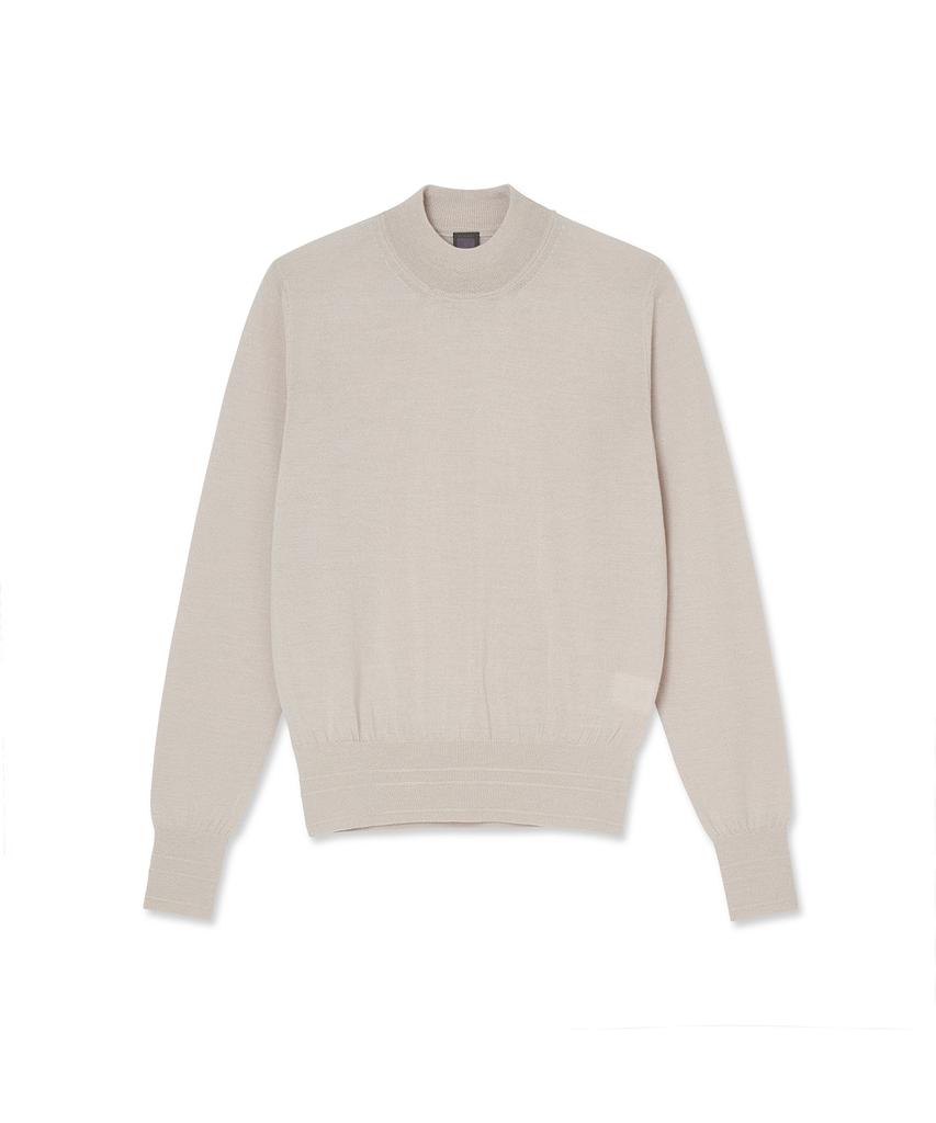 IOLO Women Shine Wool Mock Neck_Beige