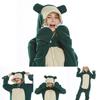 Cozy Adult Sleepwear With Pokemon Kigurumi Anime Snorlax Pattern Pajamas Onesie