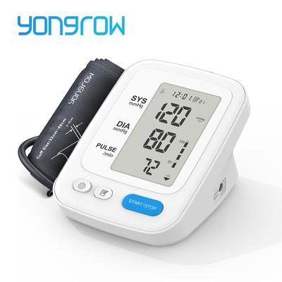 Felkar vérnyomásmérő automata vérnyomásmérő otthoni használatra, nagy kijelzővel és hordozható mandzsettával (22-42 cm)