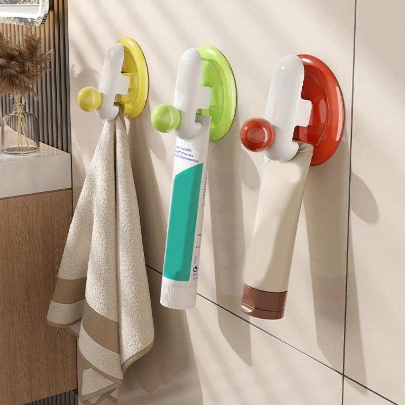 Waterproof ABS Toothpaste Holder  Storage Hanger Clips Enhances Bathroom Organization And Aesthetic Appeal