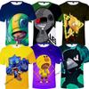 Leon Shooter Kids T-shirt Leon Shooting Game Spike 3D Print Tshirt Tops Boys Girls Cartoon Shirt Tops Teen Clothes