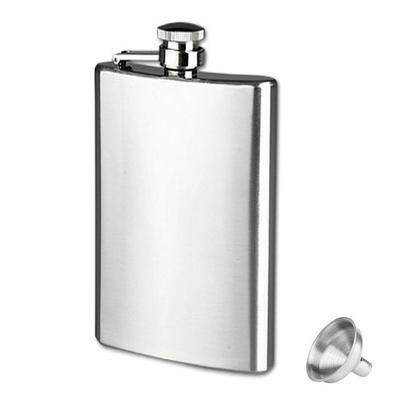 10oz από ανοξείδωτο χάλυβα Pocket Hip Flask Whisky Liquor Screw Cap