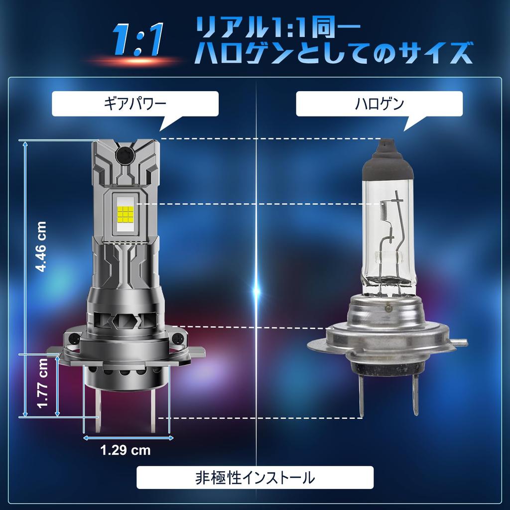 H7 LED-strålkastare, 30 000 LM, 700 % ljus, 6 500 K, kallvit, integrerad H7 LED,
