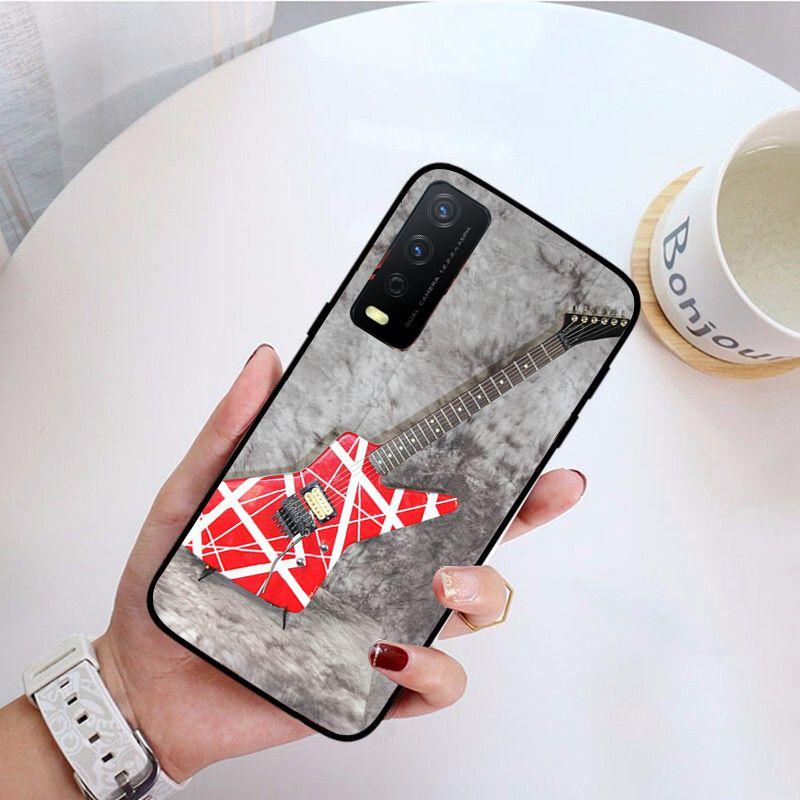 Eddie Van Halen Graphic Guitar Phone Cover For Vivo Y31 Y30 Y33S Y11S Y12S Y17 Y20S Y21S Y1S Y53S Y15 Y19 Y91C V23 Cases Coque