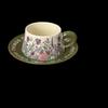 Shangqi Ceramic Coffee Cup with Saucer