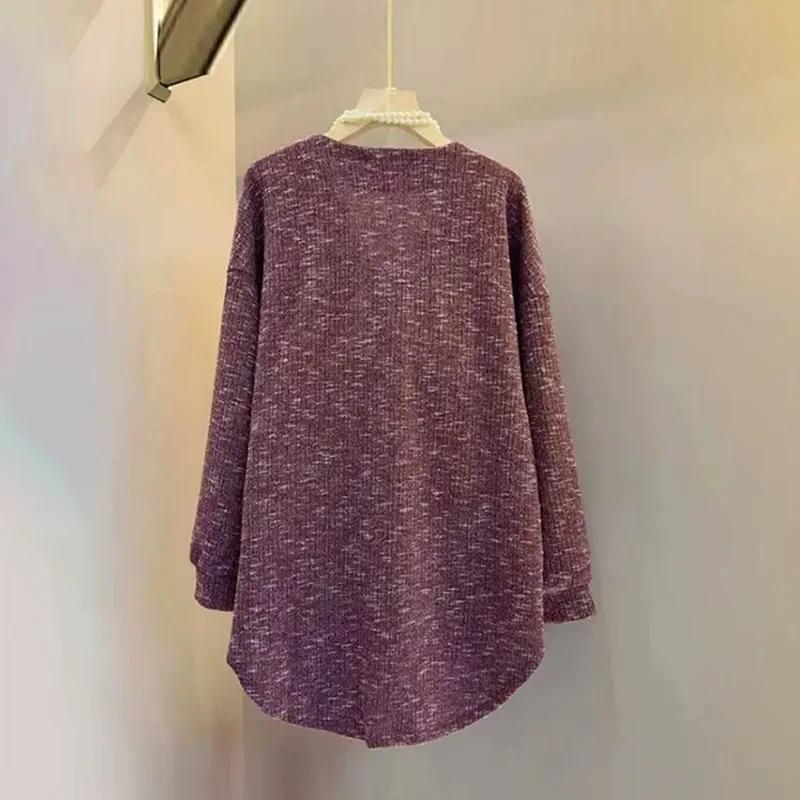 Pullover für Damen Winter V-Ausschnitt Verdickter Pullover Warm Gestrickt Dehnbar Langarm Oversize Jumper Pullover Tops