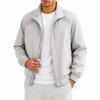 Men's Casual Flight Jacket Stand Collar Baseball Collar Jacket for Everyday Wear