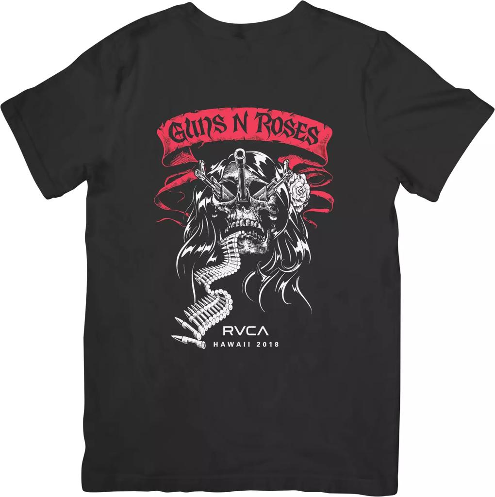 Guns n Roses Music Unisex Fit for Men & Women Quality Cotton T-Shirt Black